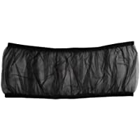 POPETPOP Funda para Jaula Pájaro Aves Guardias De Semillas Falda Protección Cubierta para Jaula De PájarosS (Negro)